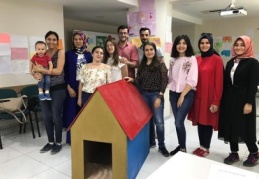 Geleceğin eğitimcilerinden hayvan barınağına destek 