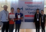 "Geleceğin Mühendisleri Yarışıyor"da Türkiye birincisi oldu