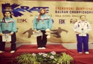 Genç Bayan Kumite 48 Kg. kategorisinde birinci oldu