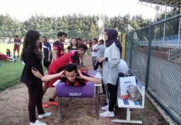 Genç futbolcular, fizyolojik testlerden geçti