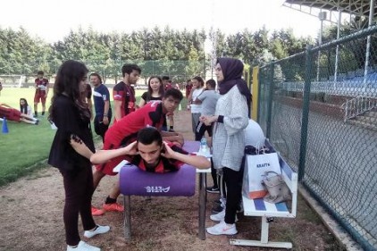 Genç futbolcular, fizyolojik testlerden geçti