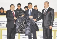Genç sporcular kışı sıcak geçirecek