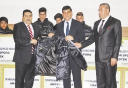 Genç sporcular kışı sıcak geçirecek
