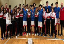 Gençler il Şampiyonası”nda SANKO Okulları Genç Kızlar Basketbol Takımı il birincisi, Genç Erkekler Takımı il ikinc