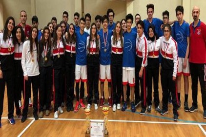 Gençler il Şampiyonası&#8221;nda SANKO Okulları Genç Kızlar Basketbol Takımı il birincisi, Genç Erkekler Takımı il ikinc