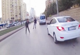 Gençlerin paten terörü 