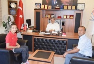 Gençlik Hizmetleri ve Spor İl Müdürü Ömer Faruk Şiran’ı ziyaret etti