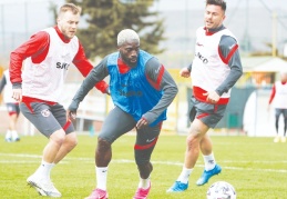 Geniş sahada çift kale maç yapıldı