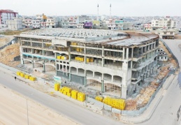 Geylani Mahallesi'nde açılacak olan sosyal tesisin çalışmaları devam ediyor