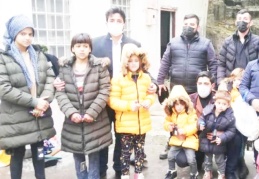 Gıda ve kışlık giyim malzemesi yardımı yapıldı