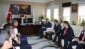 GKV Özel Liseleri takımıCengiz Mete'yi ziyaret etti