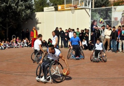 GKV’lilerle ortak maç yaptılar