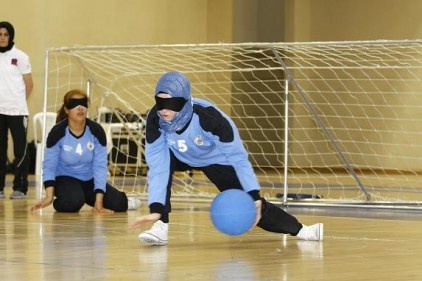 Goalball müsabakaları yapıldı