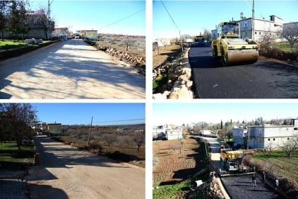 Göksüncük Mahallesi&#8217;nde, yol açma ve sıfır asfalt çalışması