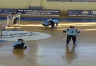 Golbal görme engeliler voleybol müsabakaları düzenlendi