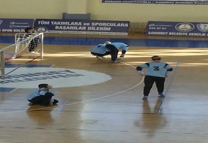 Golbal görme engeliler voleybol müsabakaları düzenlendi