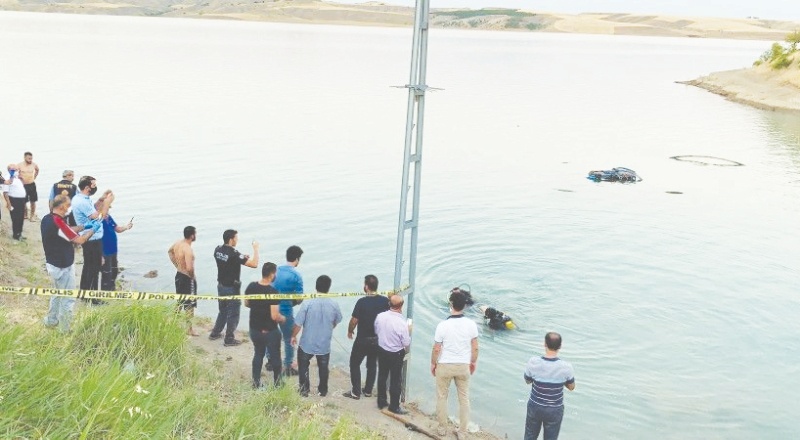 Gölete giren işçi hayatını kaybetti