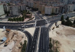 Gölgelik Kavşağı revize edildi yeni haliyle trafiğe açıldı
