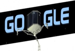 Google Philae Uzay Aracı modülünü Doodle yaptı