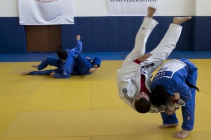 Görme Engelli Judo Milli Takımı sporcuları heyecanlı