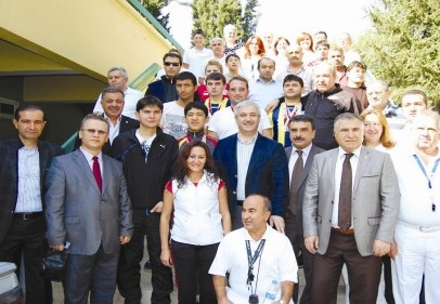 Görme engelli sporcularkıyasıya mücadele etti