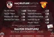 Göztepe maçı biletleri satışa sunuldu