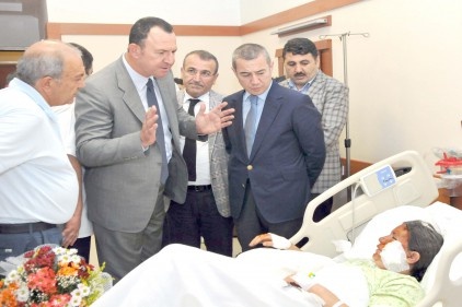 GSO, terör saldırısında yaralananlara geçmiş olsun ziyaretinde bulundu