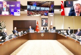 GSO TOBB delegeleri, Genel Kurula online olarak katıldı
