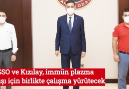 GSO ve Kızılay, immün plazma bağışı için birlikte çalışma yürütecek