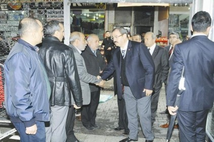 GSO yönetimi, esnafa geçmiş olsun ziyaretinde bulundu