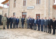 GTO yönetimi, sınırdaki askeri birliği ziyaret etti