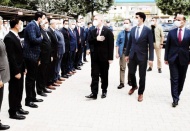 Gül ve Sekücü, Araban’ı ziyaret etti