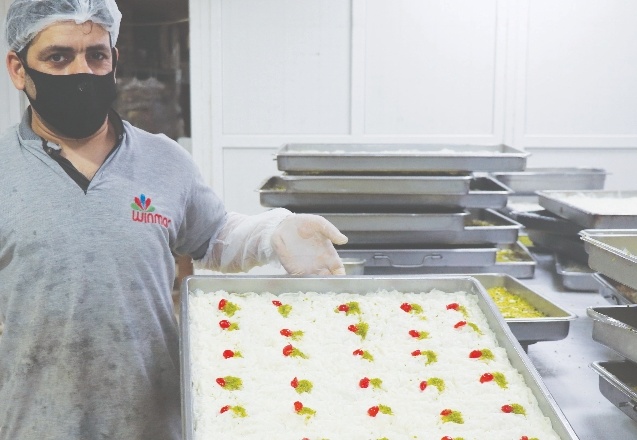 Güllaç ustaları Ramazan mesaisinde