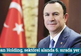 Gülsan Holding, sektörel alanda 6. sırada yer aldı