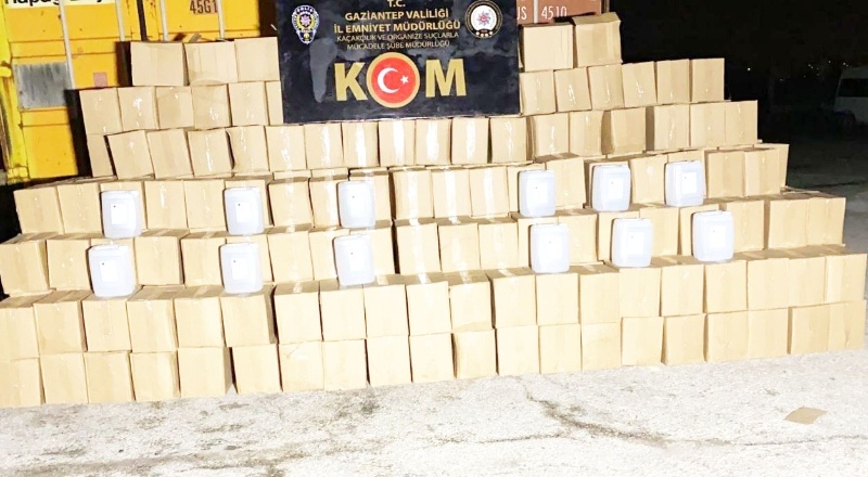 Gümrük kaçağı 2 bin 587 paket sigara ele geçirildi