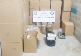 Gümrük kaçağı 4 milyon 300 bin makaron ele geçirildi