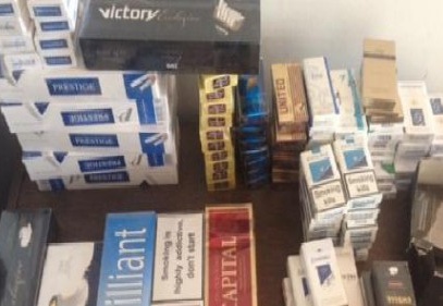Gümrük kaçağı bin 130 paket sigara ele geçirildi