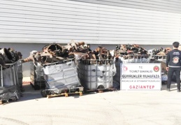 Gümrük kapısında 206 bin TL değerinde hurda ele geçirildi