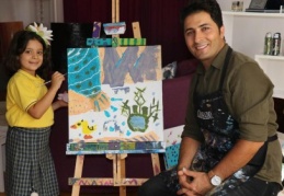 Gündüz polis, gece ressam 