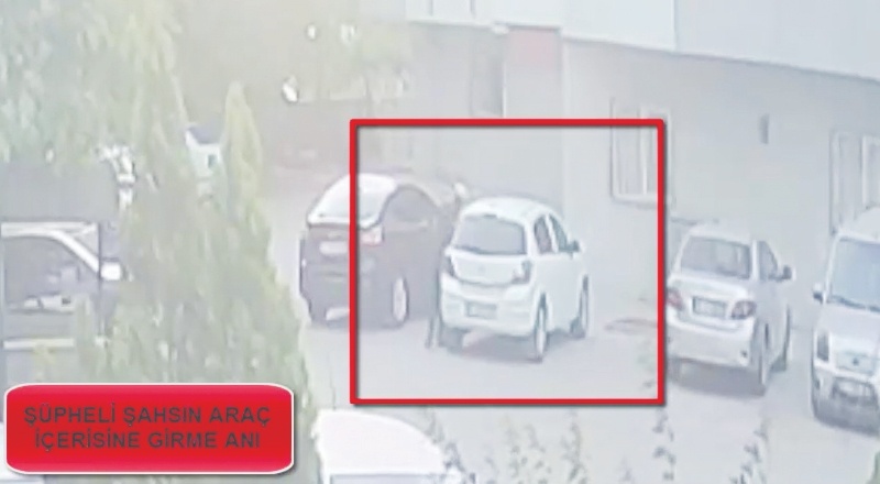 Gündüz vakti park halindeki otomobili soydu