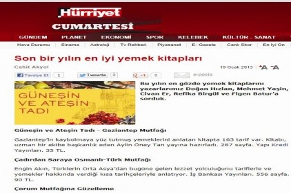 Güneşin ve Ateşin Tadı&#8217;na tam not