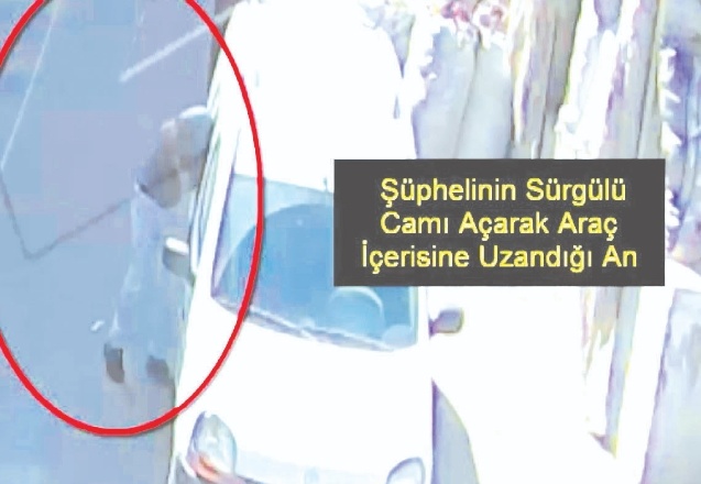Güpegündüz hırsızlık anı kamerada