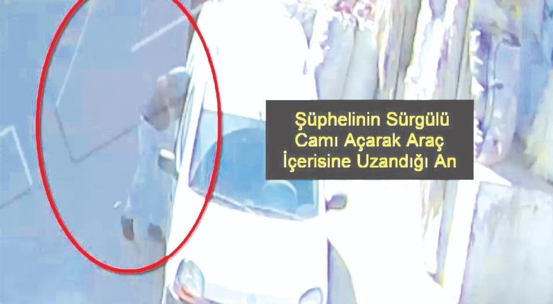 Güpegündüz hırsızlık anı kamerada