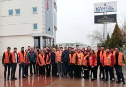 Gürültü, yangın, iş kazaları, meslek hastalıkları konularında bilgi aldılar