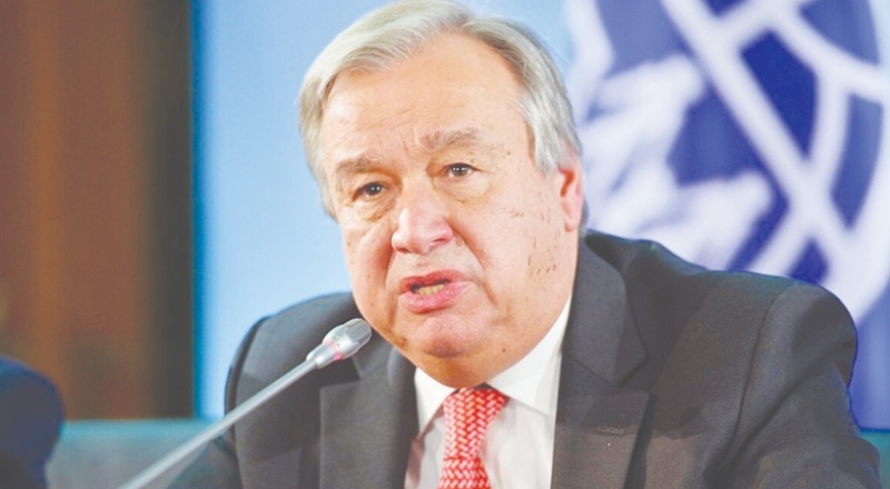 Guterres, Türkiye'deki doğal felaketler nedeniyle dayanışma mesajı paylaştı