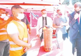 Güvenli okul projesi kapsamında 500 okulda hijyen malzemesi dağıtıldı