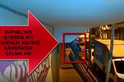 Güvenlik kameralarını da çaldılar