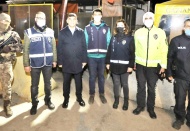 Güvenlik noktalarında görev başındaydılar