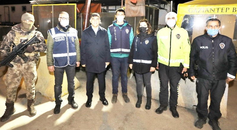 Güvenlik noktalarında görev başındaydılar