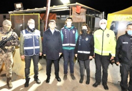 Güvenlik noktalarında görev başındaydılar